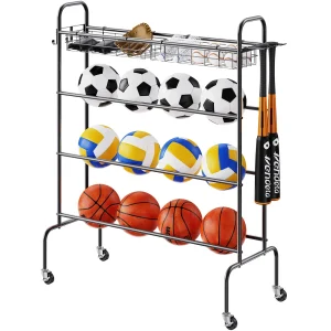 VEVOR 4-Layers Basketball Rack